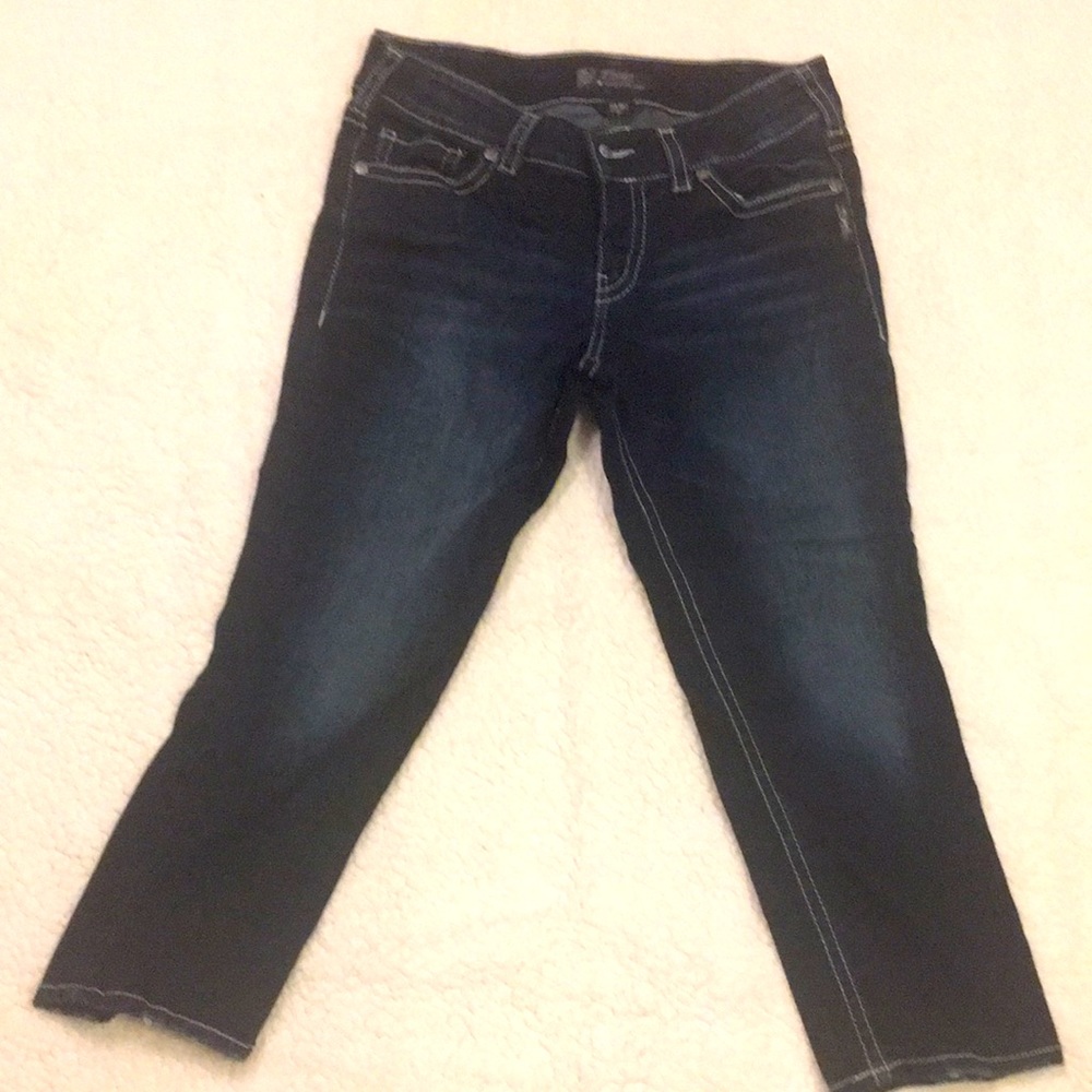 Silver brand denim capris